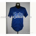 100%polyester applique and embroidery Baseball shirt